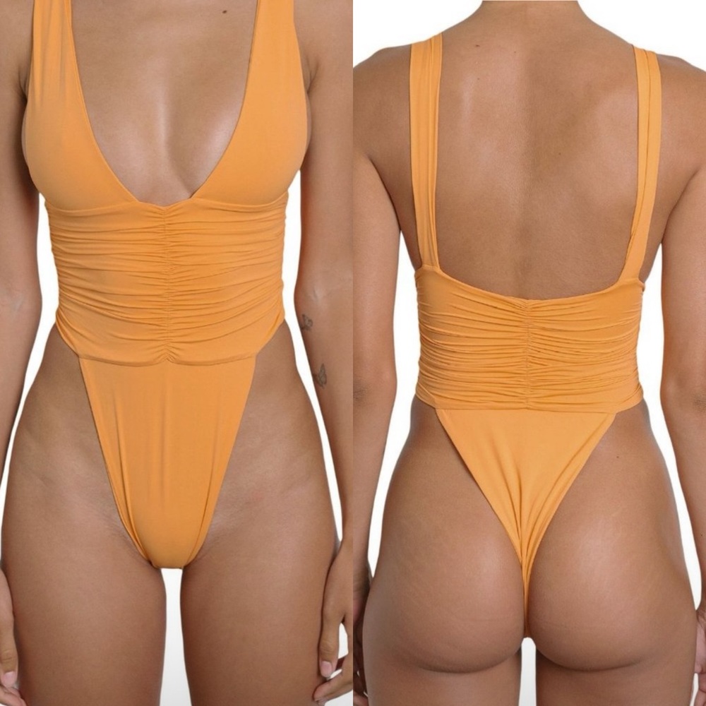 NWT Riot Swim Echo Onepiece Citrus Swimsuit XS